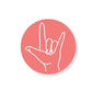 Pink ILY Tumbler Sticker