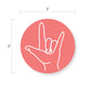 Pink ILY Tumbler Sticker